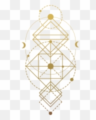 3 Free Activations From Sacred - Tamra Oviatt Transparent Geometry Vector Golden png