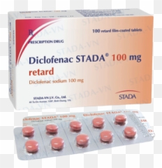 Sandoz Diclac Retard 100mg Tablet - Thuc Diclofenac Stada 100mg Png,Retard Png