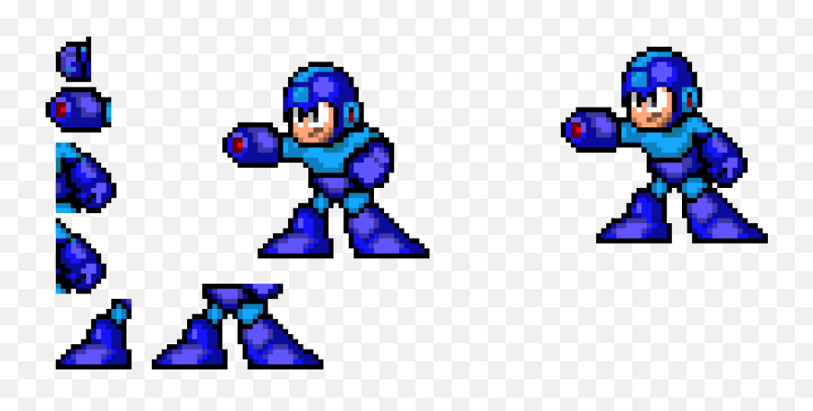 Mega Man 7 Sprite Pixel Art Maker - Megaman 7 Sprite Megaman Png,Mega Man Transparent