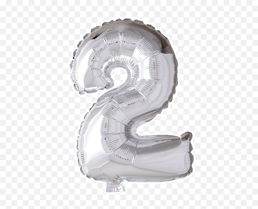 Silver Balloons Png - Number Balloon Png Transparent,Silver Balloons Png