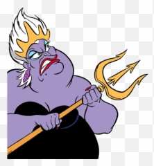 Ursula Trident Png Image - Disney Clipart Ursula,Ursula Png