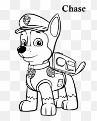 Paw Patrol Coloring Chase Online And - Free Printable Paw Patrol Coloring Pages Png,Paw Patrol Chase Png