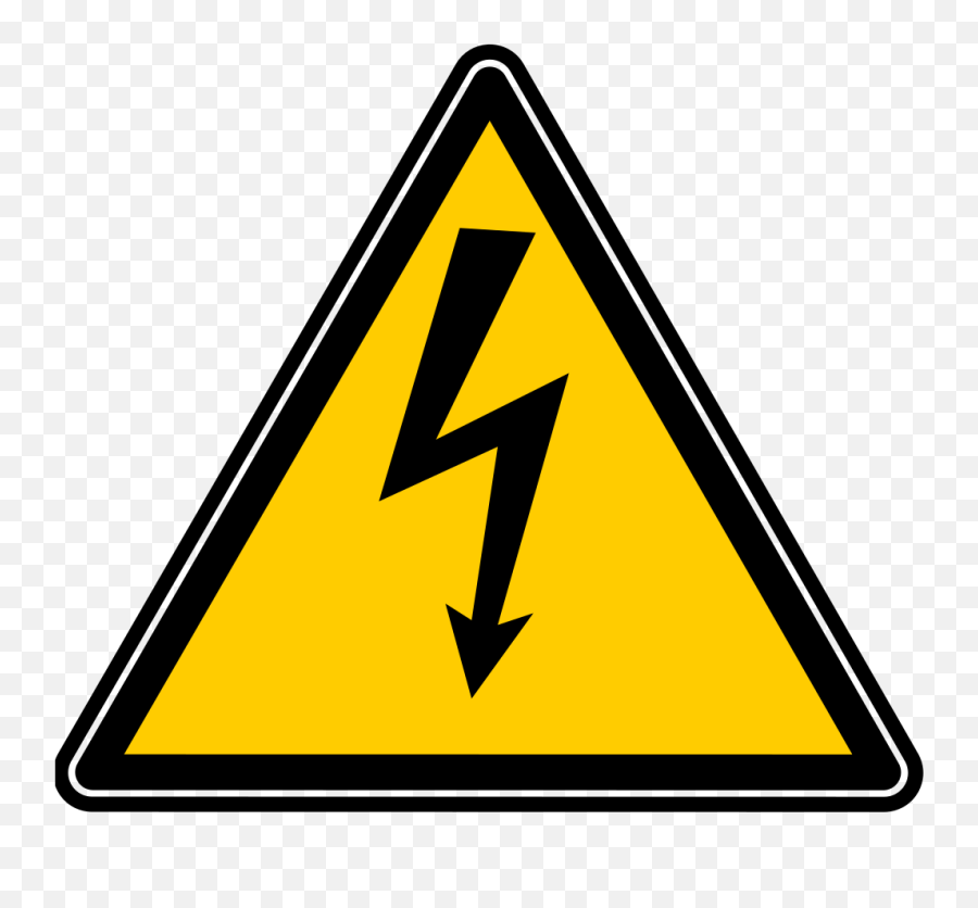 Danger Sign Clip Art - Symbol Or Sign For Electricity Png,Danger Sign Transparent