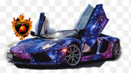 Lamborghini Galaxy Sticker By Alexandra - Lamborghini Galaxy png