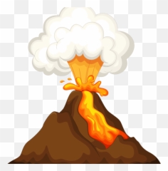 Banner Transparent Download Volcano Clipart - png