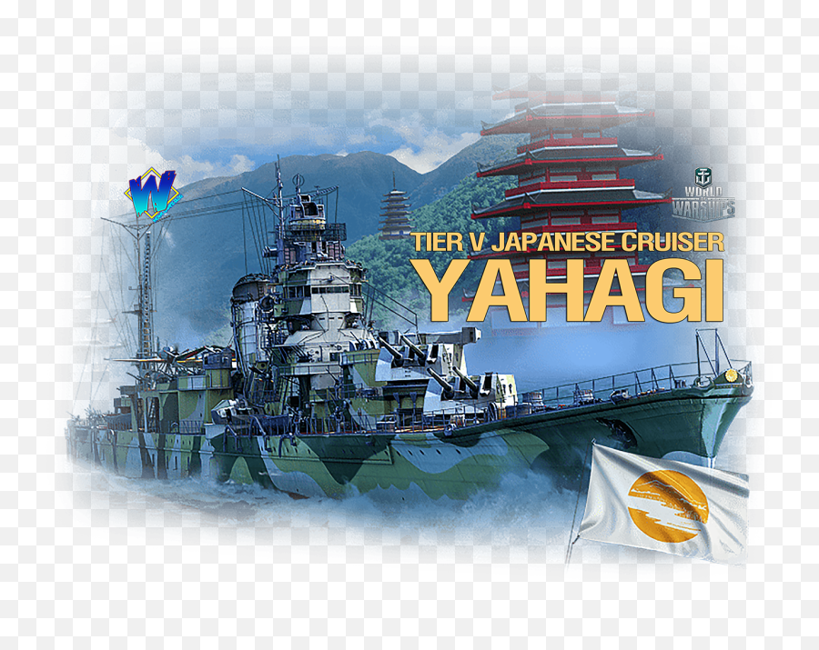 Wows Gamer Blog - World Of Warships Warship World Cruisers Wows Yahagi Flag Png,Battleship Png