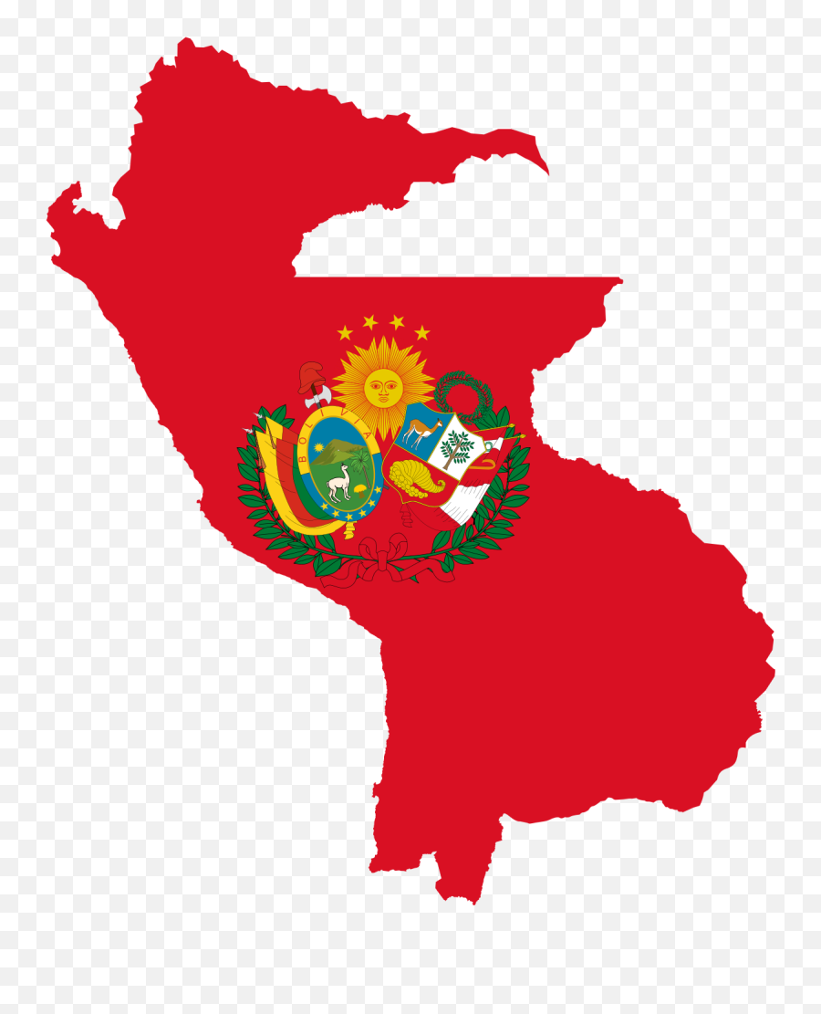 Download Peru Map And Flag Hd Png