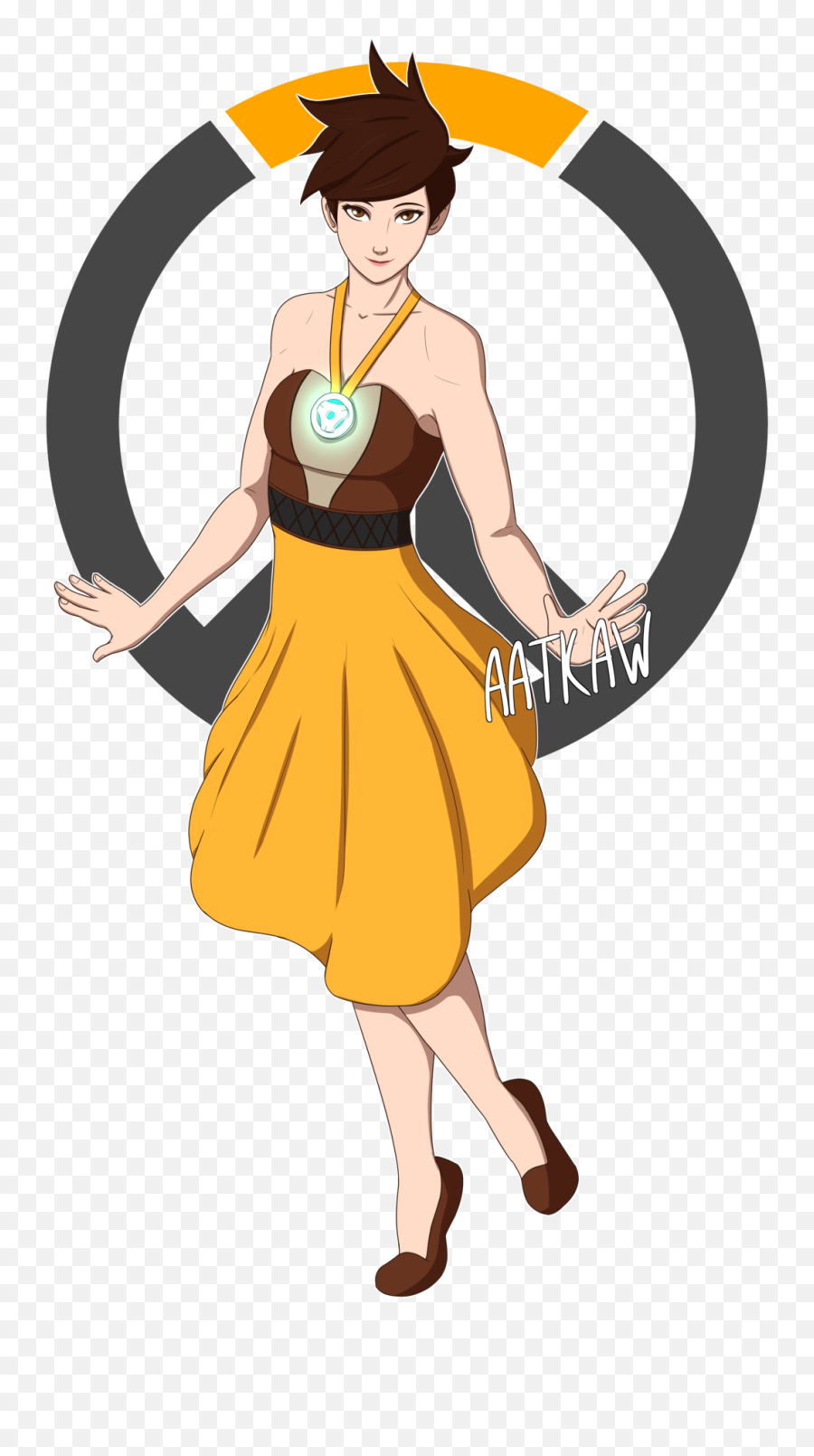 Download Hd Mercy Formal Overwatch Transparent Png Image - Mercy Overwatch Dress Art,Mercy Overwatch Png