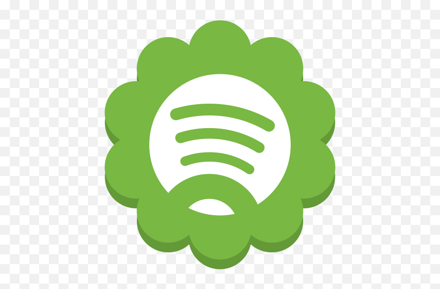 Flower Media Round Social Spotify Icon - Spotify Icon Square Rounded Png,Spotify Logo Font