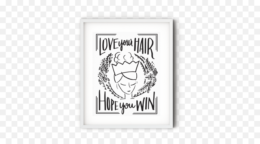 Hope You Win Letterpress Art Print - Language Png,You Win Png