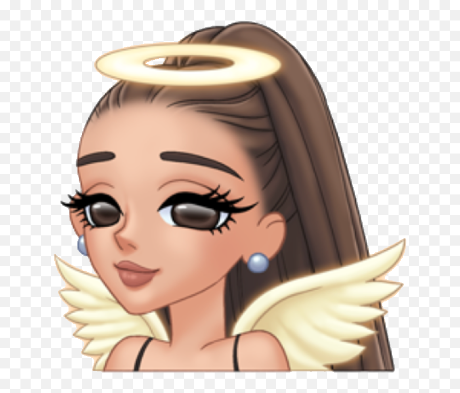 Ariana Grande Png No Tears Left To Cry - Ariana Grande Emoji Png,Glowing Angel Halo Png