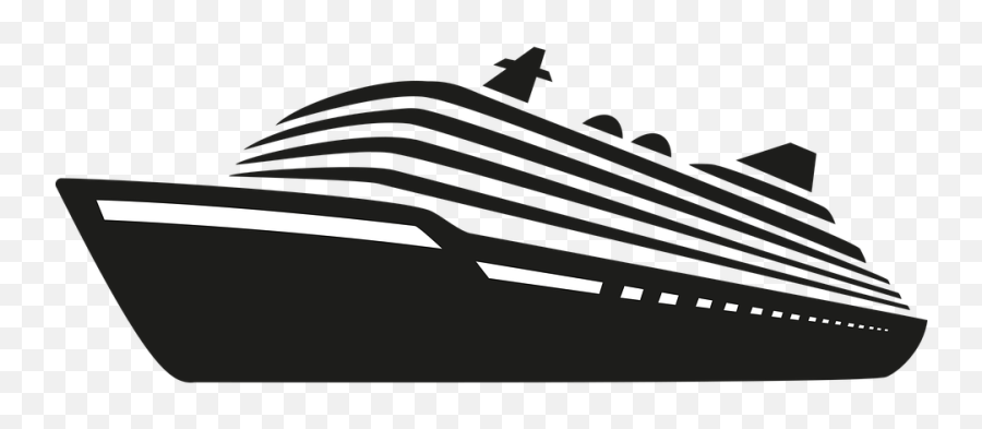 Silhouette Cruise Ship Vectors Transparent Cartoon - Jingfm Silhouette Cruise Ship Clip Art Png,Boat Silhouette Png