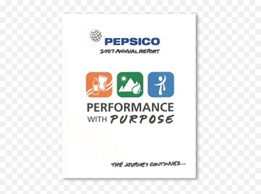 Annual Reports And Proxy Information - Performance With Purpose Png,Pepsico Logo Transparent
