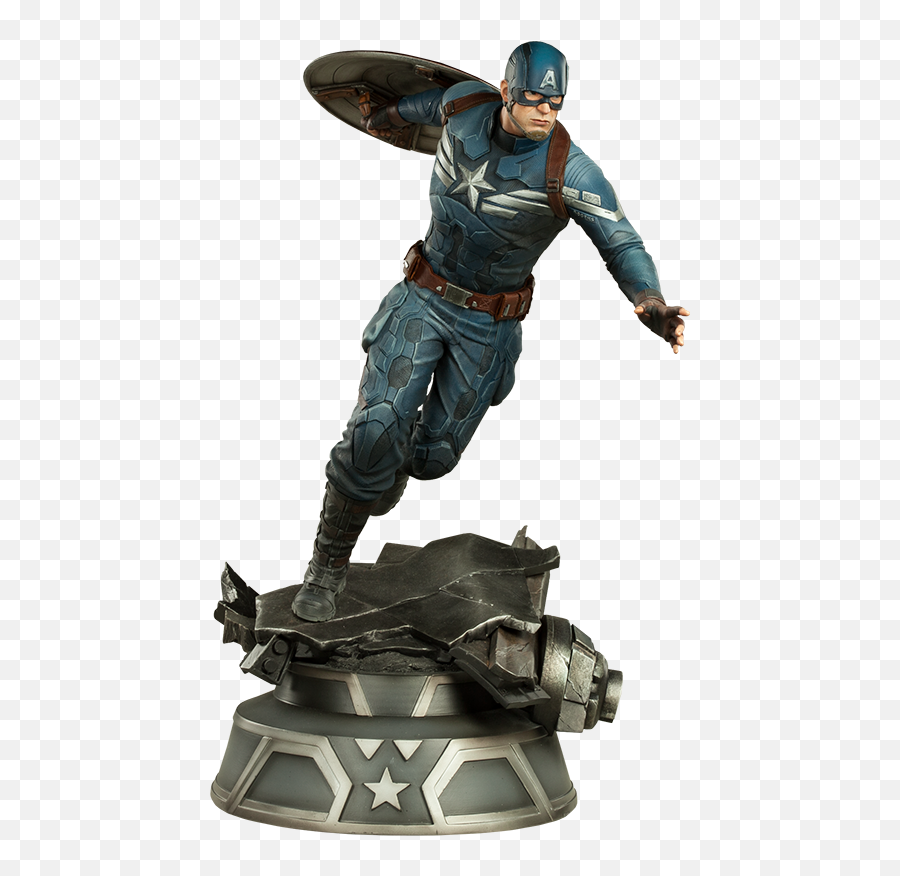 Download Captain America Statue By Sideshow Collectibles Png Winter Soldier Transparent
