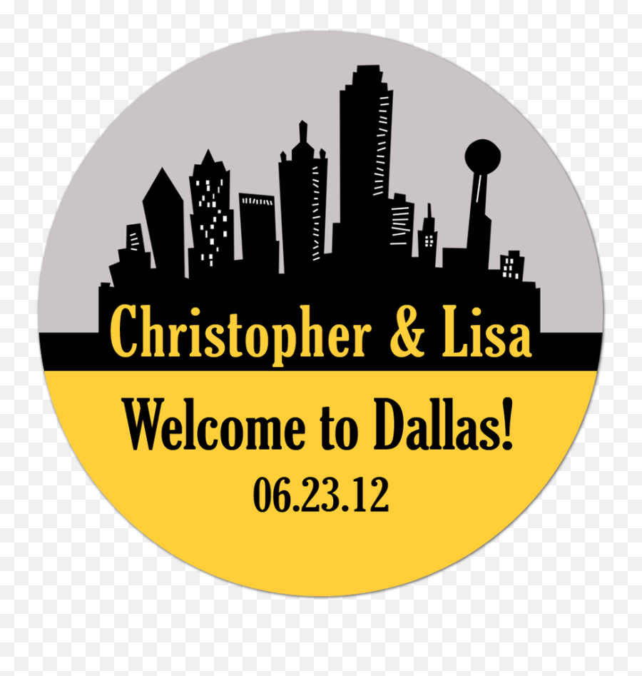 Dallas Skyline Destination Wedding - Dallas Skyline Silhouette Png,Dallas Skyline Png