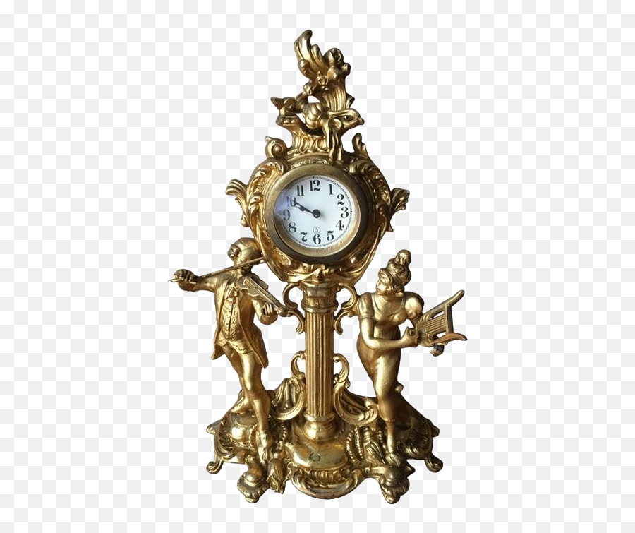 Ornate Golden Clock Png In 2020 - Solid,Gold Clock Png