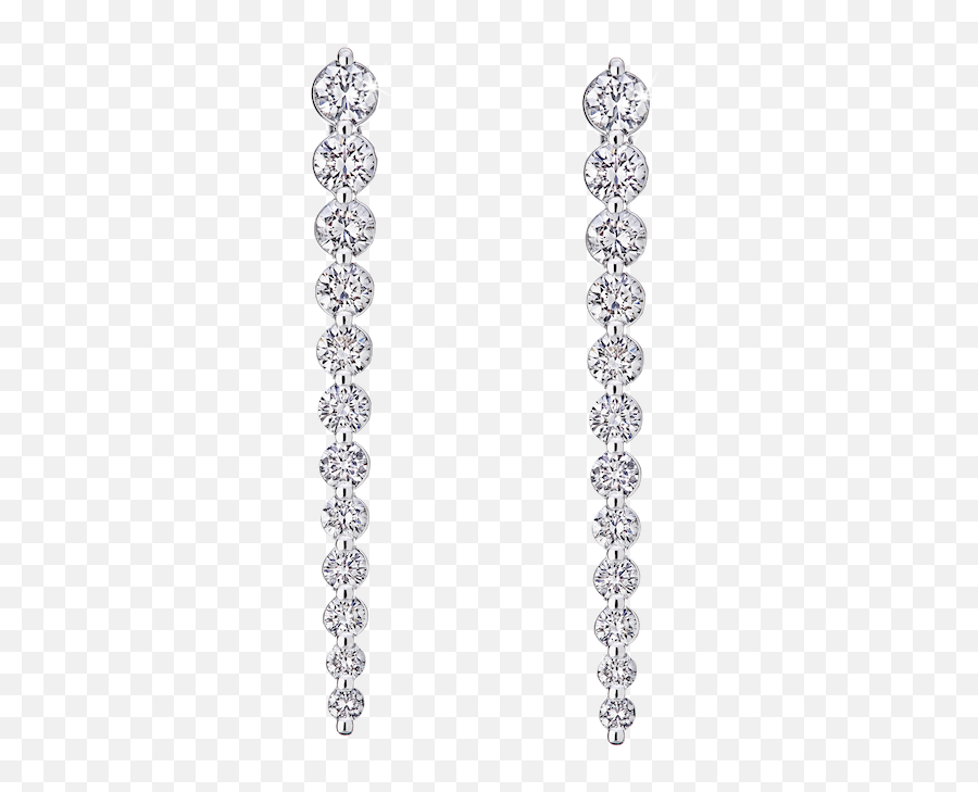 Graduated Diamond Earrings Ayla Png Earring