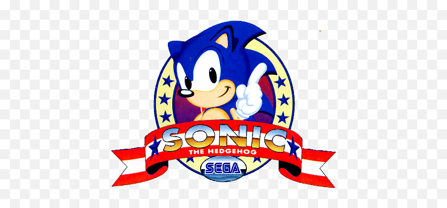 Sonic The Hedgehog Game Logo Png Image - Sonic The Hedgehog Emblem,Sonic The Hedgehog Logo