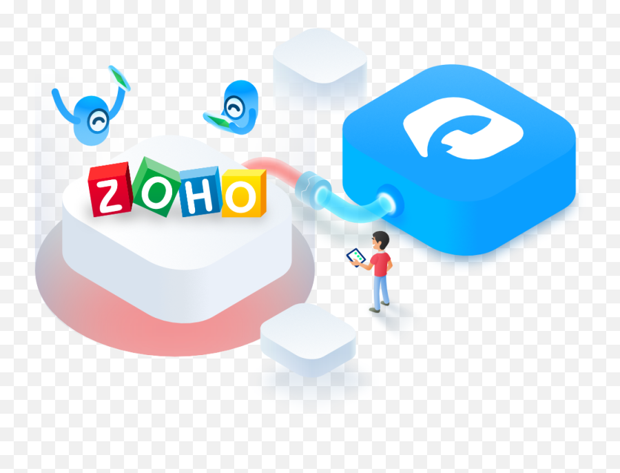 Zoho Crm Integration For Your Call Center And Business Phone - Zoho Crm Png,Zoho Icon