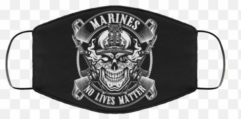 Marines No Lives Matter 0 - Coco Chanel Face Mask png