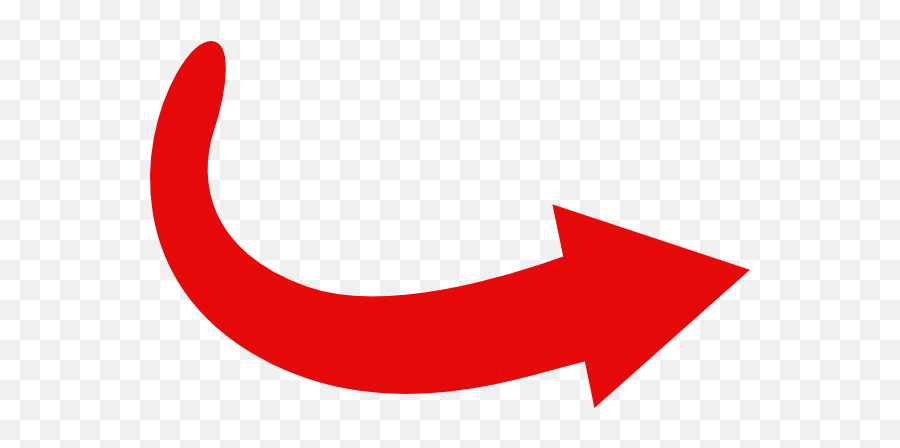 Curved Red Arrow Png Picture - Big Red Arrow Png,Clickbait Arrow Transparent