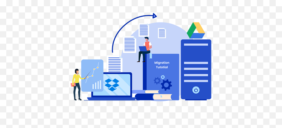Dropbox To Google Shared Drive Migration Guide Business - Vertical Png,Dropbox Blue Icon