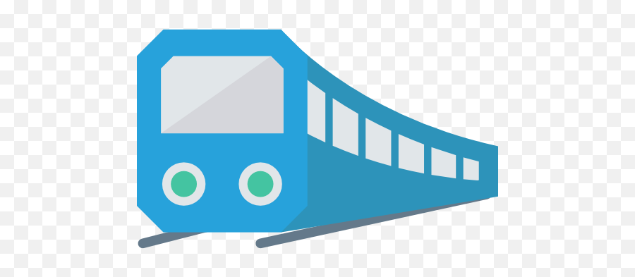 Train - Free Transport Icons Horizontal Png,Rail Icon