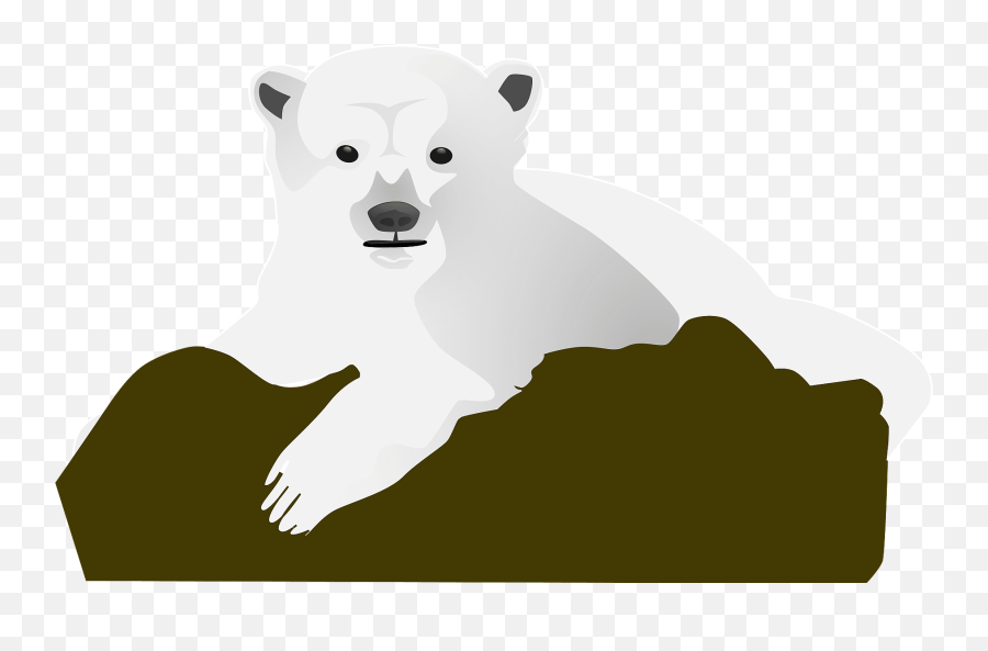 Polar Bear Resting - Polar Bear Clipart Png,Ice Bear Icon