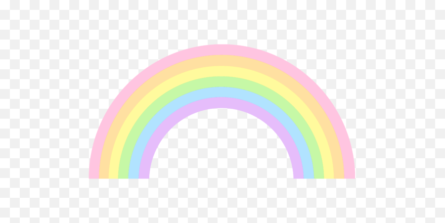 Png Cute Pastel Rainbow Clip Art - Pastel Rainbow Clipart Png,Rainbows Png