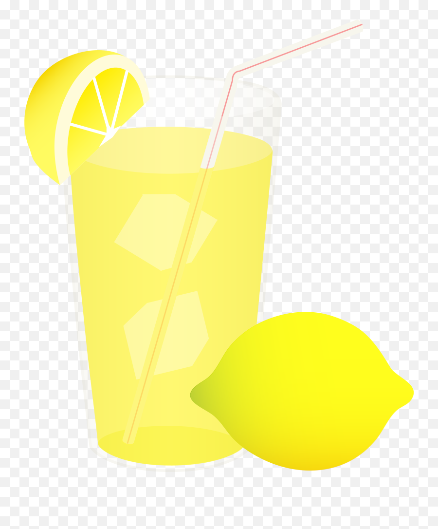 Clipart Glasses Lemonade Transparent - Lemon Wedge On Glass Png,Lemonade Transparent