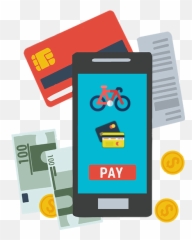 On - Demand bike sharing apps What goes building like Vector Online Payment Icon png