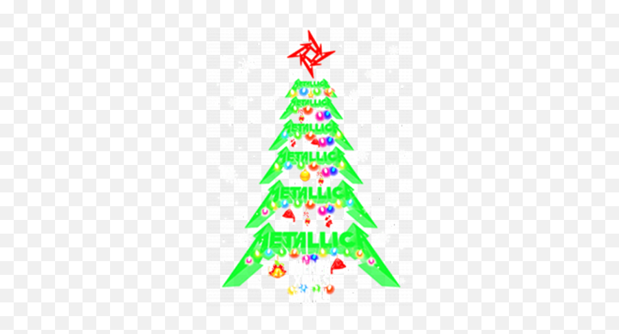 Metallica Merry Xmas For All Christmas Tree Shirt - For Holiday Png,Metallica Icon Hd