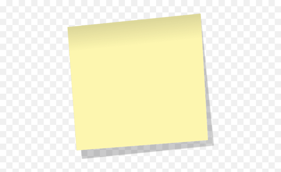 Yellow Sticky Note - Paper Png,Sticky Note Transparent