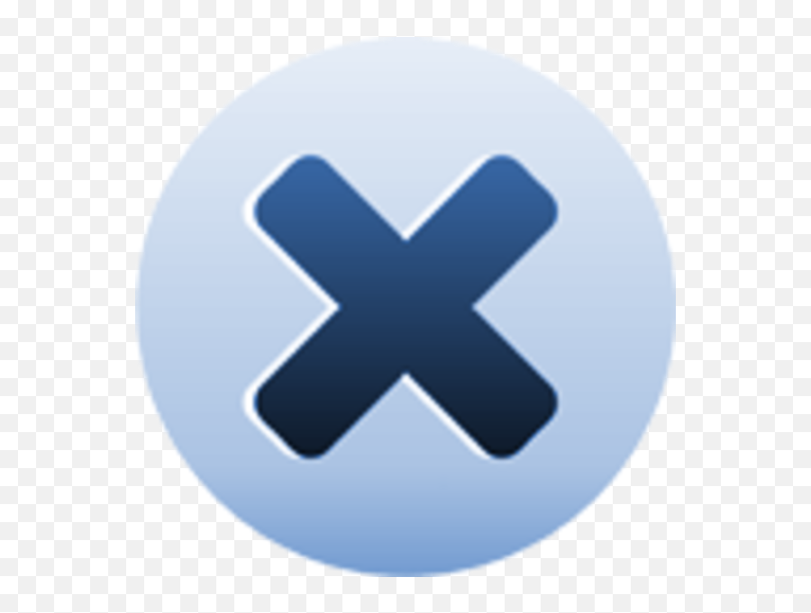 Close Icon Png - Remove Png Background Blue Close Button False Mark Png,Close Icon Png