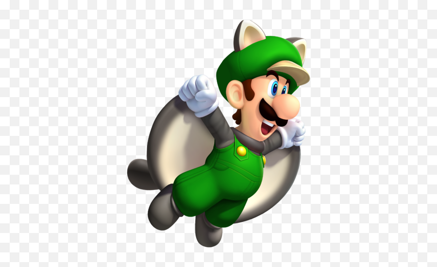 Download Hd Squirrel Luigi Smwu - Acorn Mario Transparent New Super Mario Bros U Deluxe Png,Luigi Hat Png