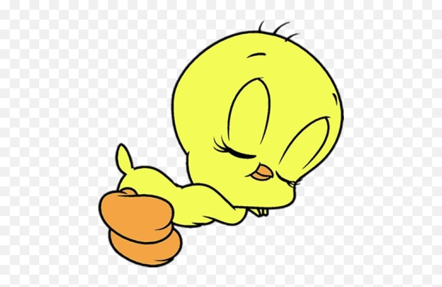 Check Out This Transparent Tweety Sleeping Png Image