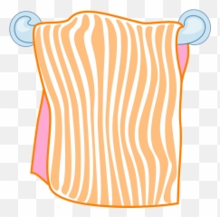 Towel Hygiene Bath Bathroom Clean Cleansing - Wet Towel Handuk Vector Png,Wet Png