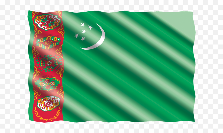 Flags Of The World Turkmenistan Flag Meaning U0026 History - Drapeau Madagascar Png,Russian Flag Png