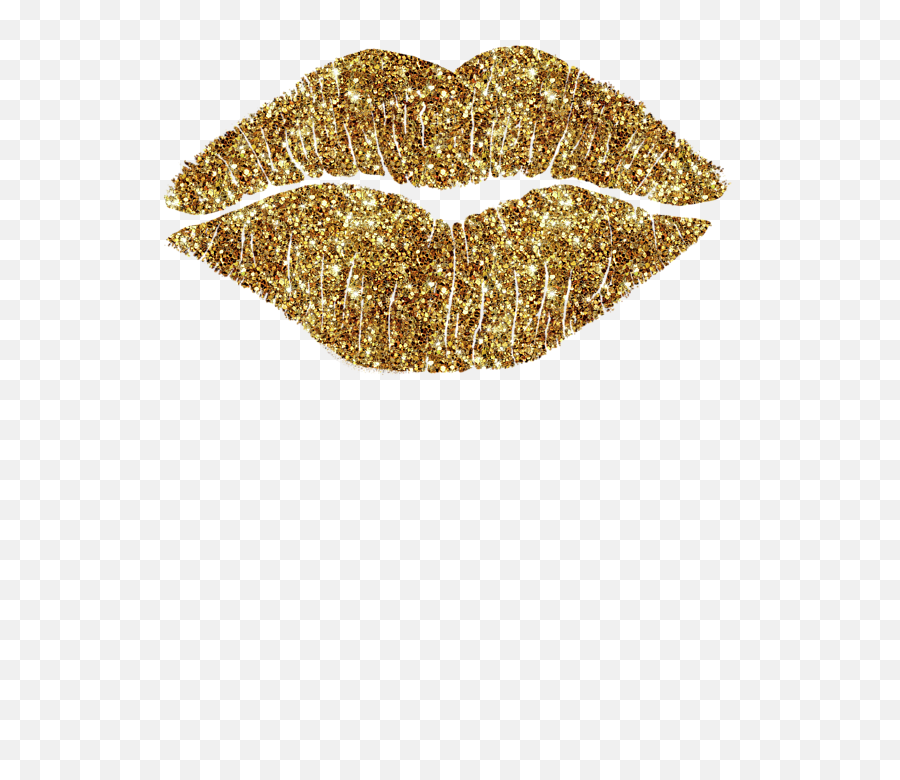 Download Hd 15 Gold Lips Png For Free - Transparent Background Red Glitter Png,Lips Png