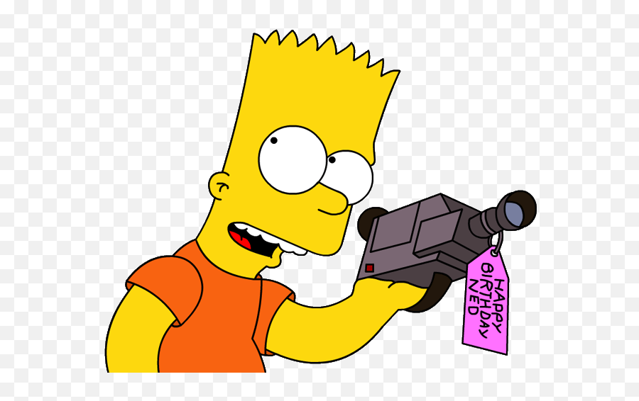 Homer Simpson Holding Camera - Desicommentscom Bart Simpson With A Camera Png,Homer Simpson Png