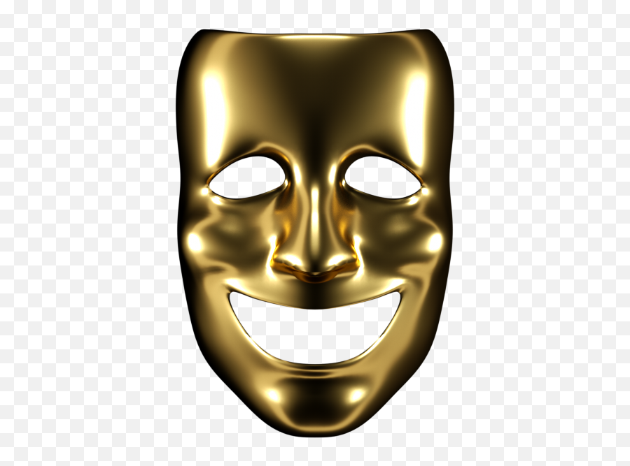 Theatre Mask - Mask 3d Png,Drama Masks Png