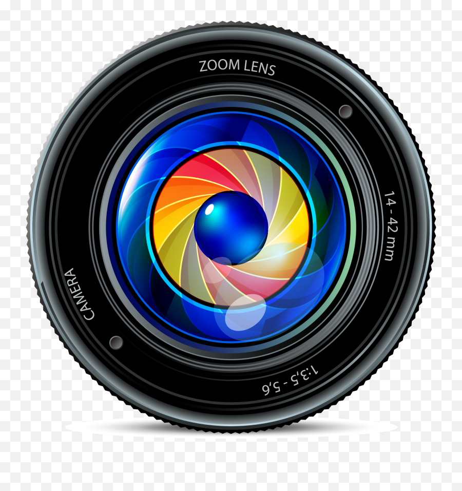 Camera Lens Png - Color Camera Logo Png Hd,Camera Lense Png