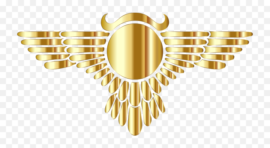 Download Free Png Winged Globe Gold Type Ii - Dlpngcom Gold Emblem Png,Gold Globe Png