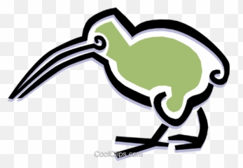 Bird Kiwi Royalty Free Vector Clip Art Illustration - Kiwi Bird Png,Kiwi Bird Png