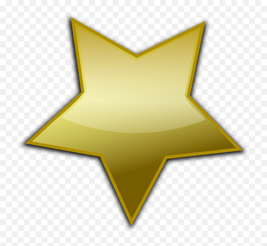 Gold Star Clip Art - Gold Star Clip Art Png,Cartoon Star Png