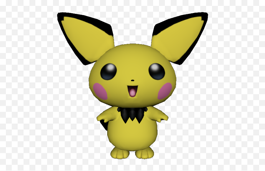 Gamecube - Super Smash Bros Melee Pichu The Models Resource Super Smash Bros Melee Pichu Png,Pichu Transparent