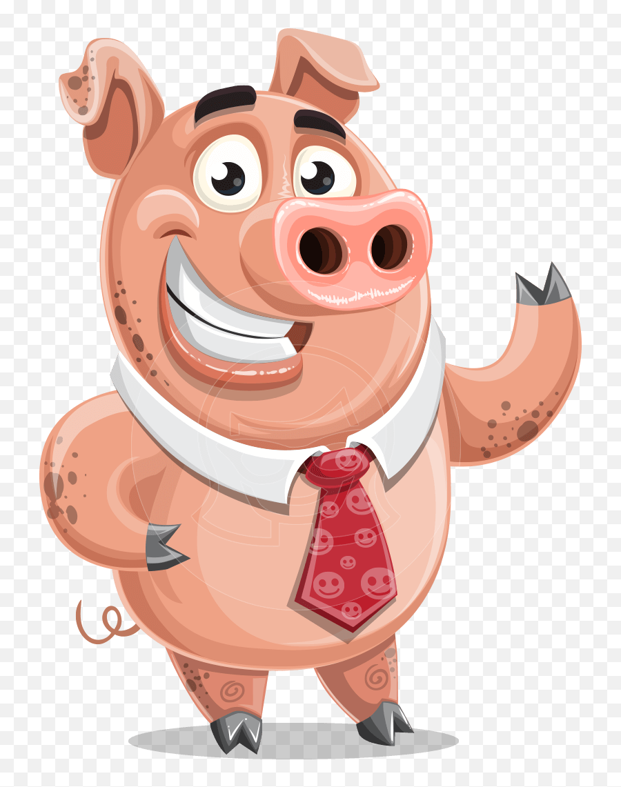 Download - Cartoon Pig Vector Png,Smokey Png