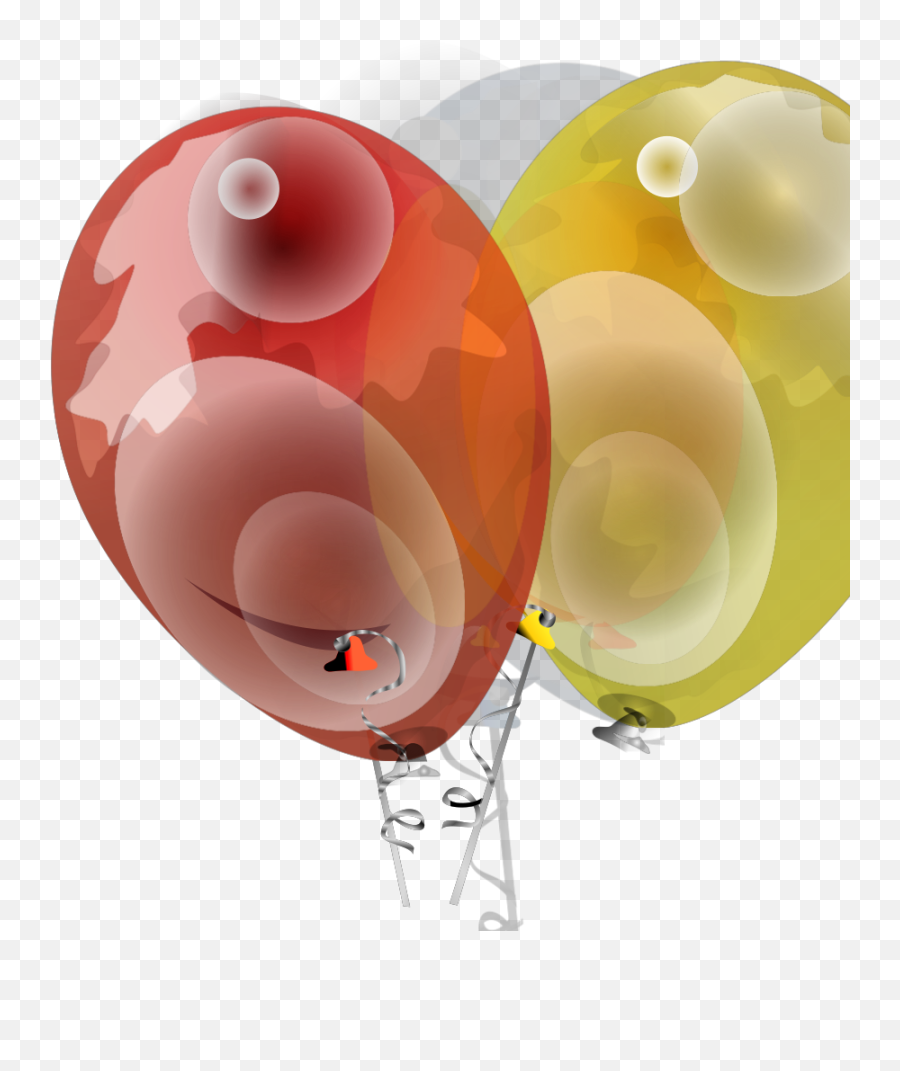 Birthday Balloons Png Svg Clip Art For - Illustration,Balloons Clipart Transparent Background