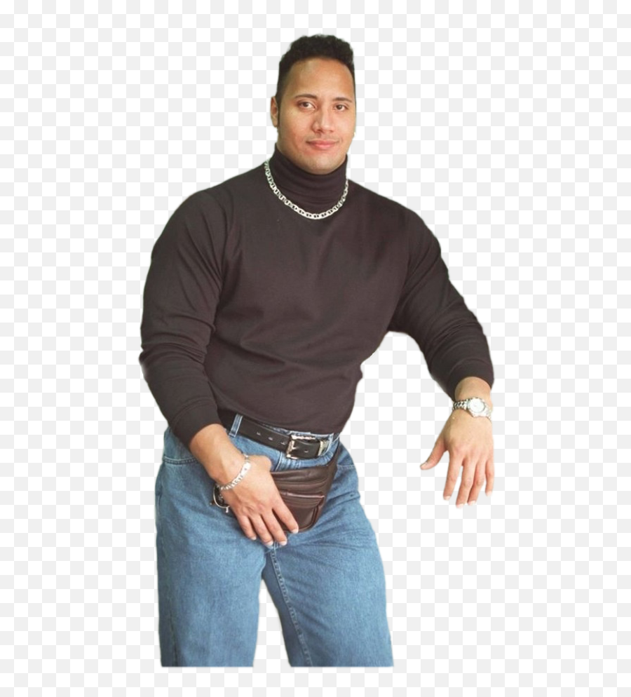 Dwayne Johnson Fanny Pack Meme Download - Dwayne Johnson Fanny Pack Png,Dwayne Johnson Png