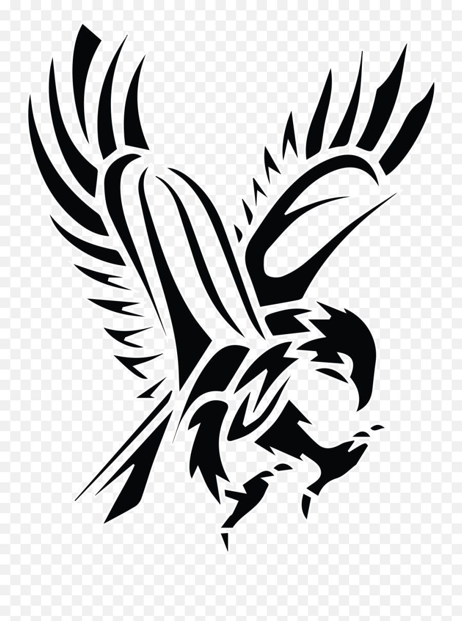 Tribal Wings Png Images Collection For - North Dakota Fighting Hawks,Black Angel Wings Png